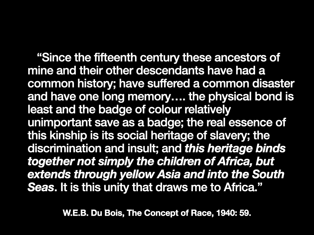 Understanding changing conceptions of race with Du Bois’ ‘The Concept of Race’ Alana Lentin